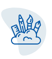 icon representing CrucianPoint creative action